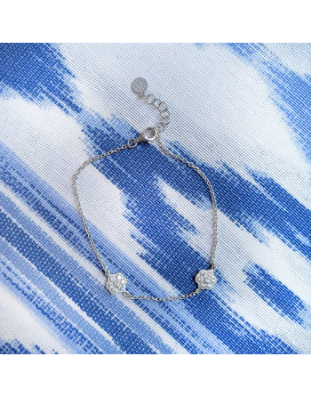 pulsera de plata botones Mallorca