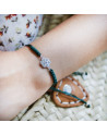Pulsera con botón mallorquín de plata Anima de Mallorca