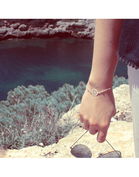 Pulsera de plata SEU Anima de Mallorca