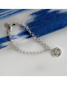 Pulsera de plata CRUZ Anima de Mallorca