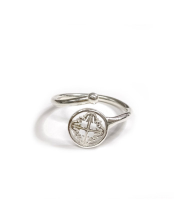 Anillo de plata CRUZ Anima de Mallorca