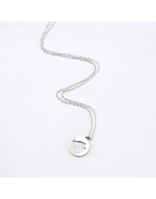 Collar de plata con isla de Mallorca Anima de Mallorca