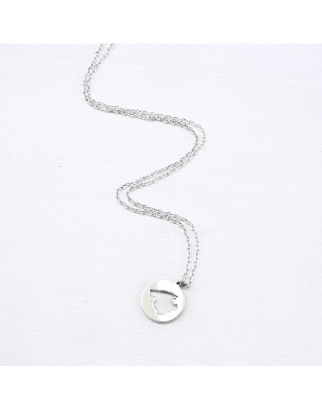 Collar de plata con isla de Mallorca Anima de Mallorca