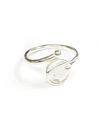 Anillo de plata ILLA Anima de Mallorca
