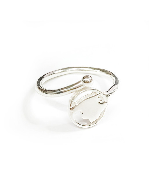 Anillo de plata ILLA Anima de Mallorca