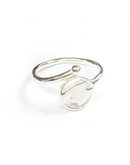 Anillo de plata ILLA Anima de Mallorca