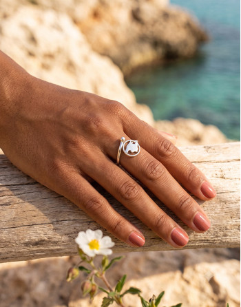 Anillo de plata ILLA Anima de Mallorca